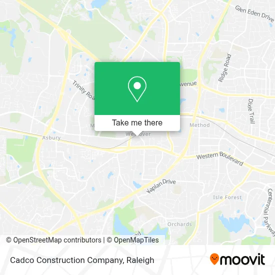 Cadco Construction Company map