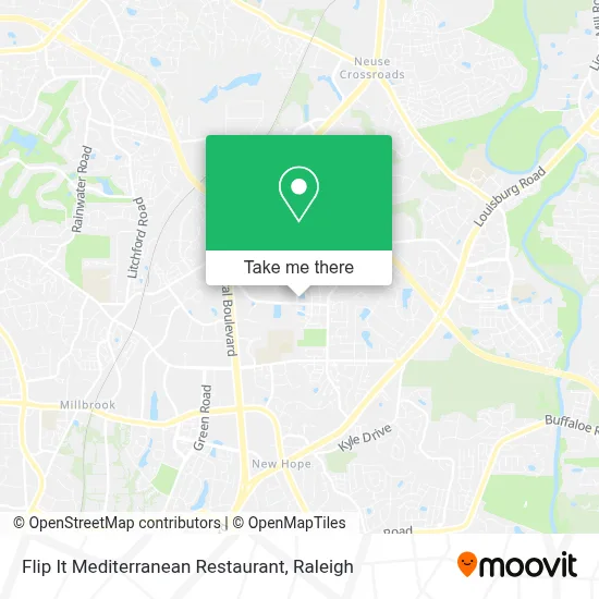 Flip It Mediterranean Restaurant map