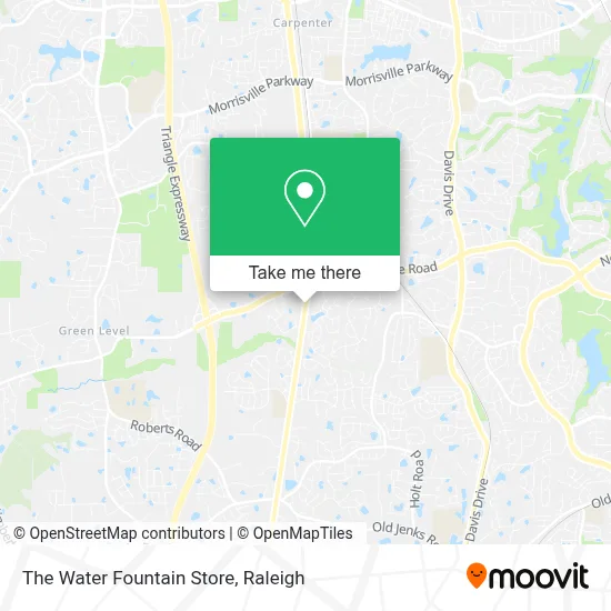 The Water Fountain Store map