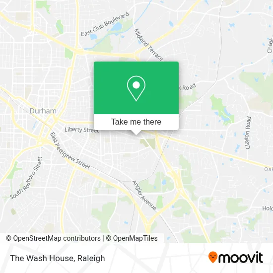 The Wash House map