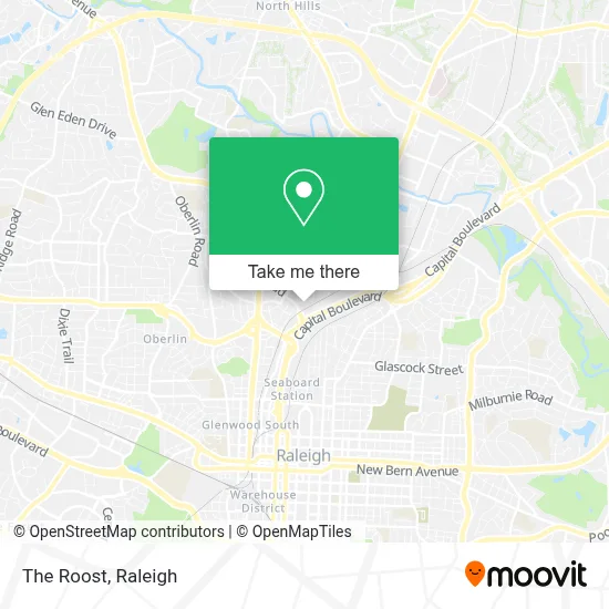 The Roost map