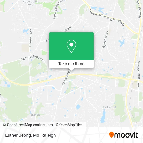 Esther Jeong, Md map