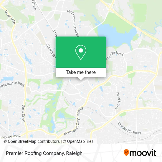 Premier Roofing Company map