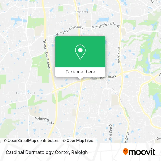 Cardinal Dermatology Center map