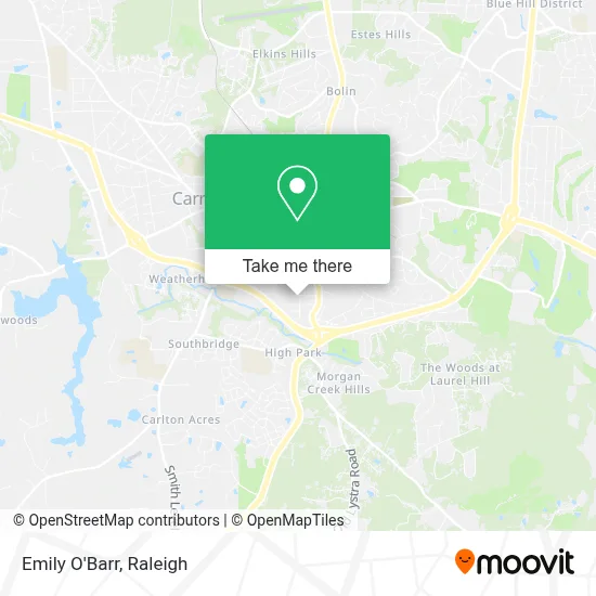 Emily O'Barr map
