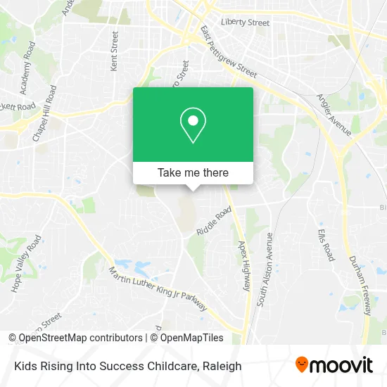 Kids Rising Into Success Childcare map