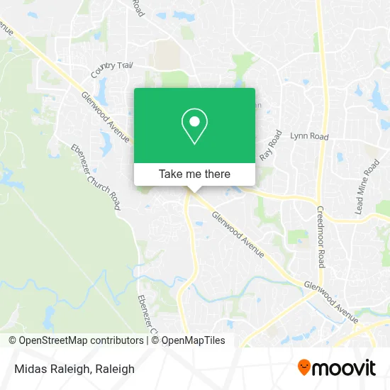 Midas Raleigh map