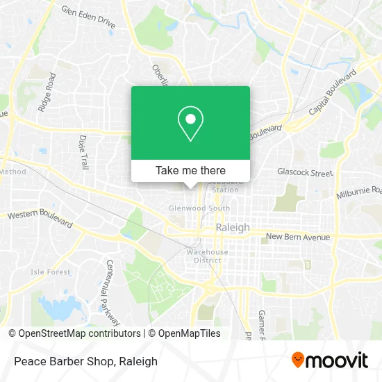 Peace Barber Shop map
