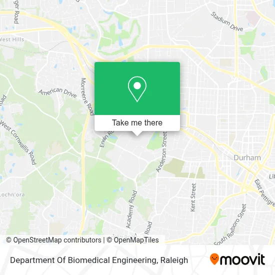 Department Of Biomedical Engineering map