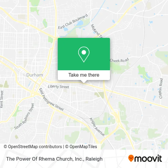 The Power Of Rhema Church, Inc. map
