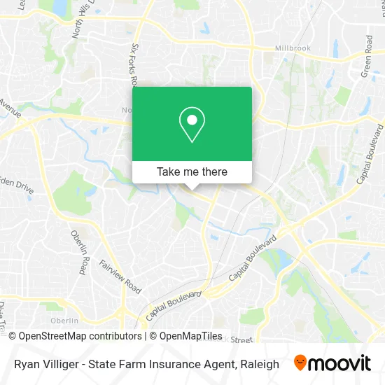 Ryan Villiger - State Farm Insurance Agent map