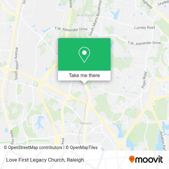 Love First Legacy Church map