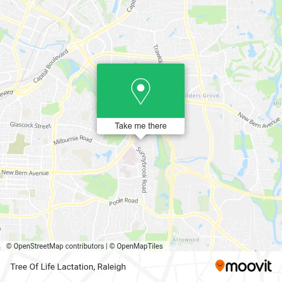 Tree Of Life Lactation map