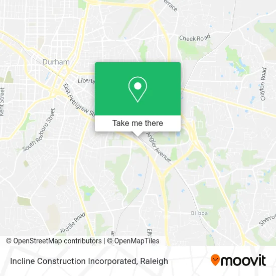 Incline Construction Incorporated map