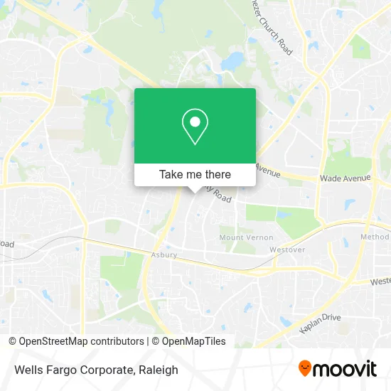 Wells Fargo Corporate map