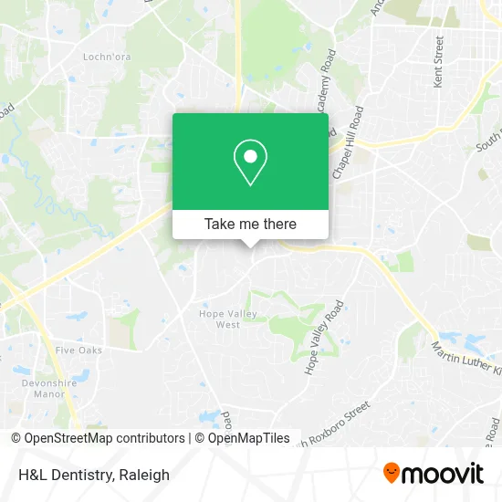 H&L Dentistry map