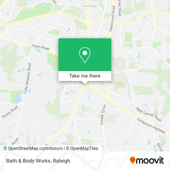 Bath & Body Works map