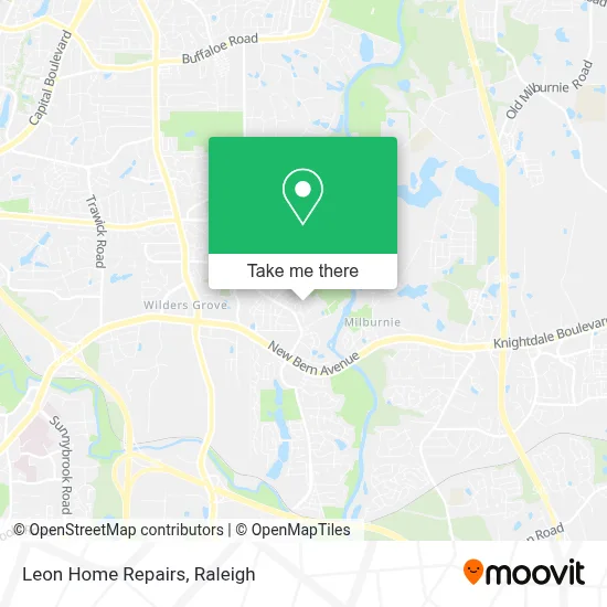 Leon Home Repairs map