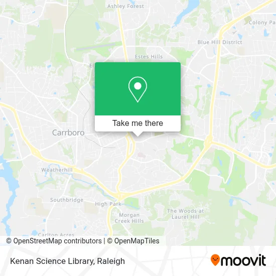 Kenan Science Library map