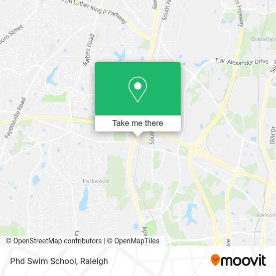 Phd Swim School map