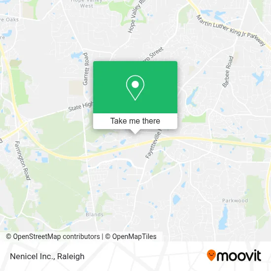 Nenicel Inc. map