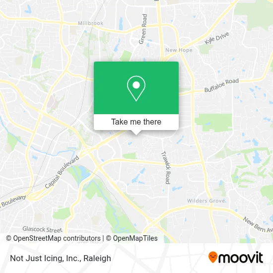 Not Just Icing, Inc. map