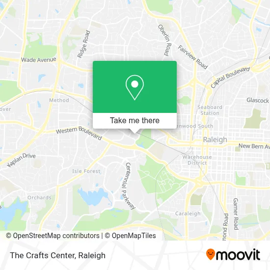 The Crafts Center map