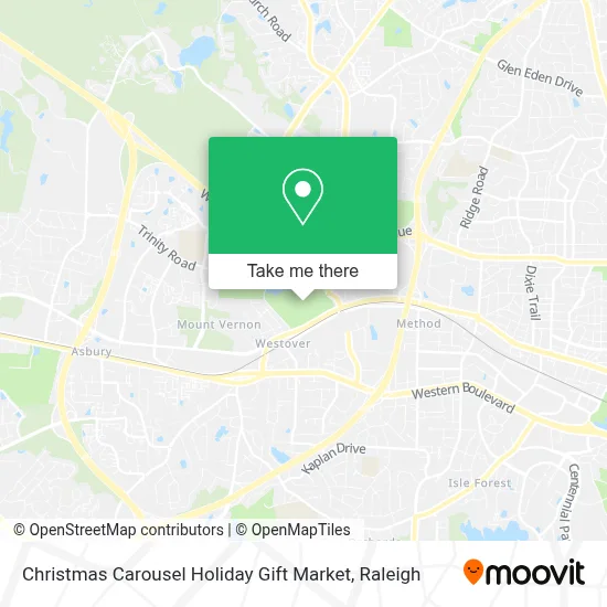 Christmas Carousel Holiday Gift Market map