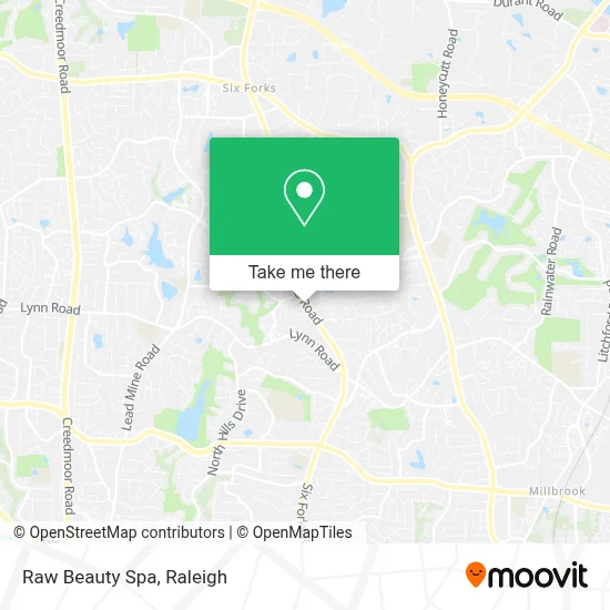 Raw Beauty Spa map