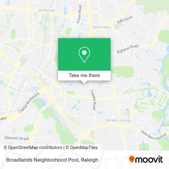 Broadlands Neighborhood Pool map
