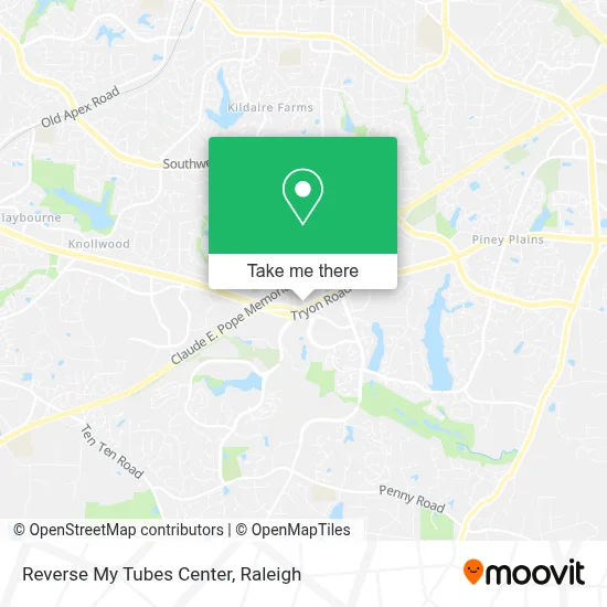 Reverse My Tubes Center map