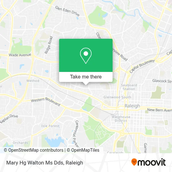 Mary Hg Walton Ms Dds map