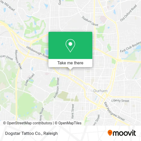 Dogstar Tattoo Co. map