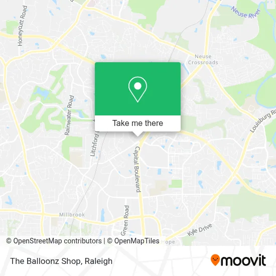 The Balloonz Shop map