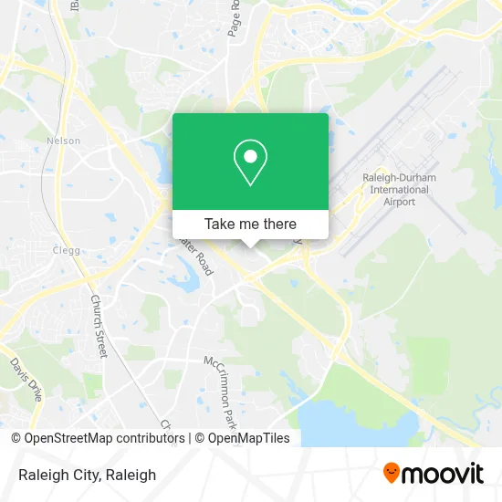 Raleigh City map