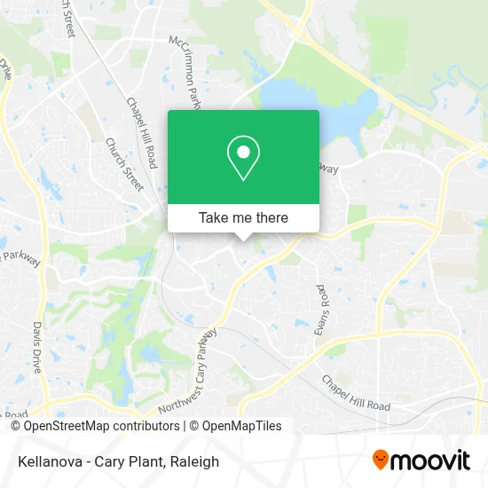 Kellanova - Cary Plant map