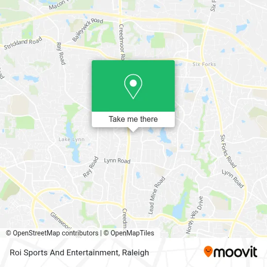 Roi Sports And Entertainment map