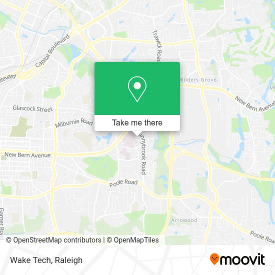 Wake Tech map