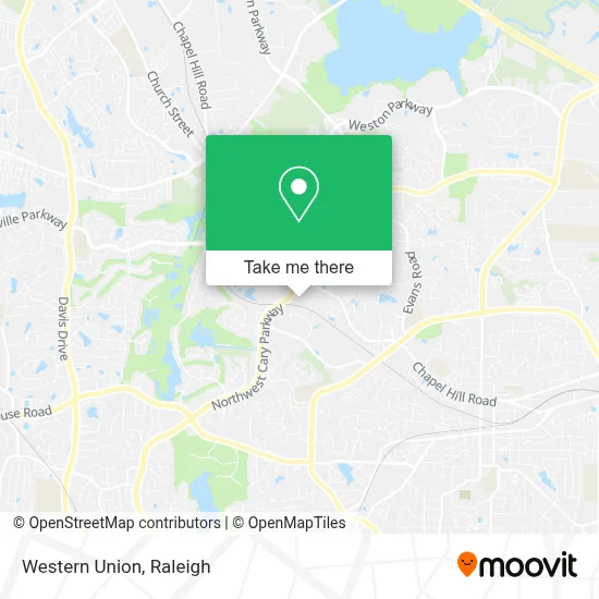 Western Union map