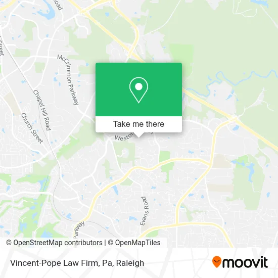 Vincent-Pope Law Firm, Pa map