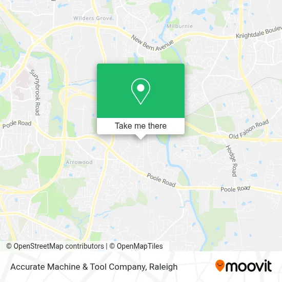 Accurate Machine & Tool Company map