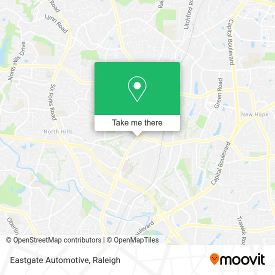 Eastgate Automotive map