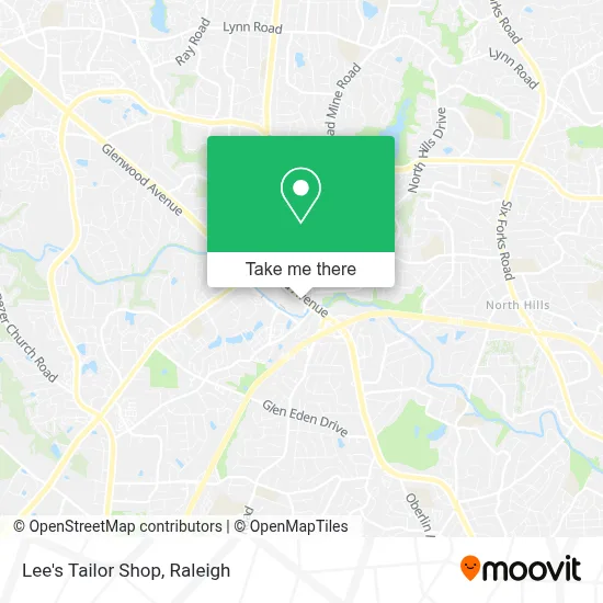 Lee's Tailor Shop map