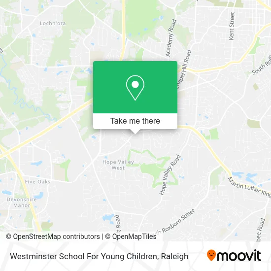 Westminster School For Young Children map