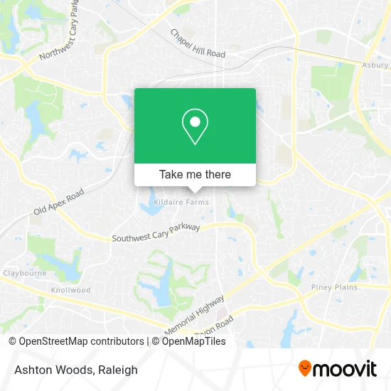 Ashton Woods map