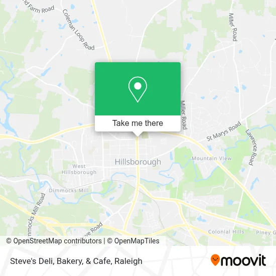 Steve's Deli, Bakery, & Cafe map