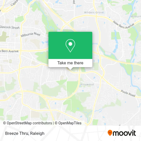 Breeze Thru map