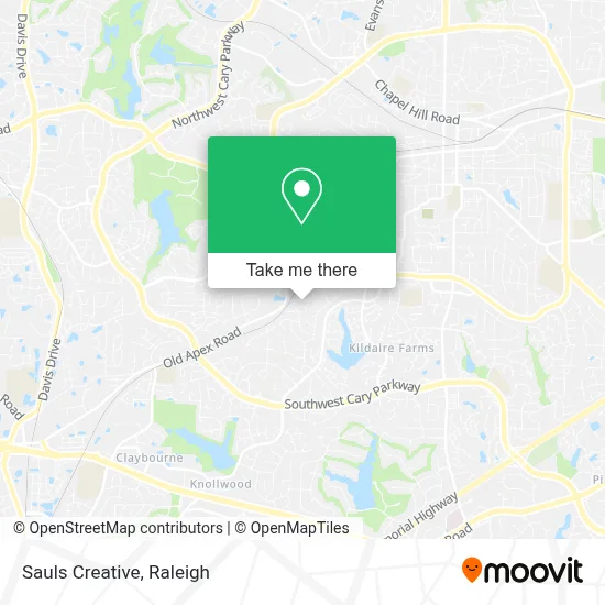 Sauls Creative map