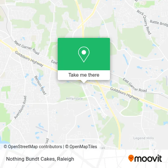 Nothing Bundt Cakes map