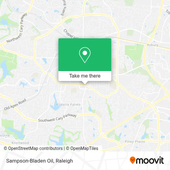 Sampson-Bladen Oil map